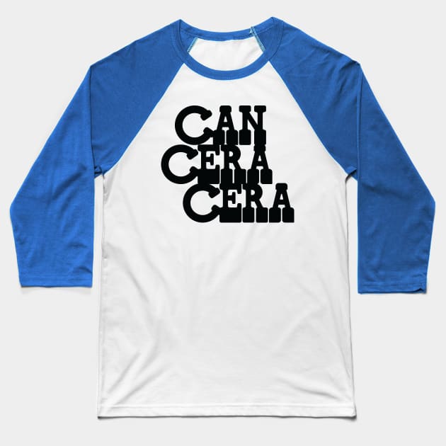 Cancer Baseball T-Shirt by 80east Design